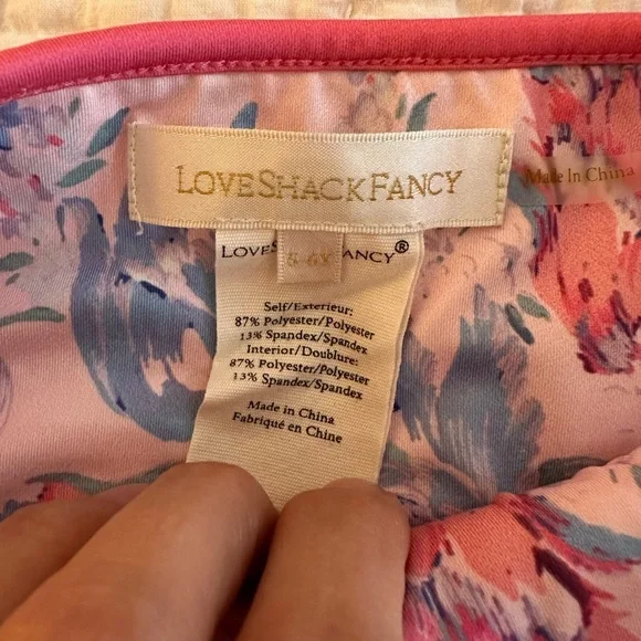 LoveShackFancy girls 7/8y bikini